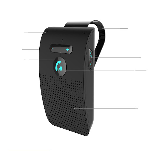 Title 3, Bluetooth 5.0 Car Visor Hands-free Wireless Rec...