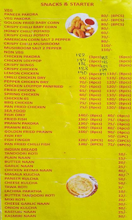 Prince Kitchen menu 1