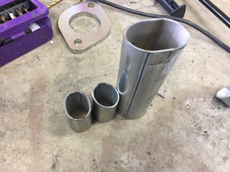 カプチーノのDIY・単管・単管マフラー・自作マフラー・溶接に関するカスタム事例の投稿画像1枚目