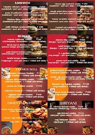 Chefs Kitchen menu 1