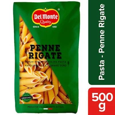 Del Monte Durum Wheat Pasta - Penne Rigate - 500 gm