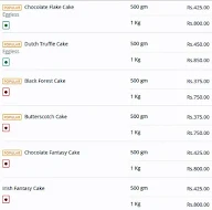 The French Loaf menu 5