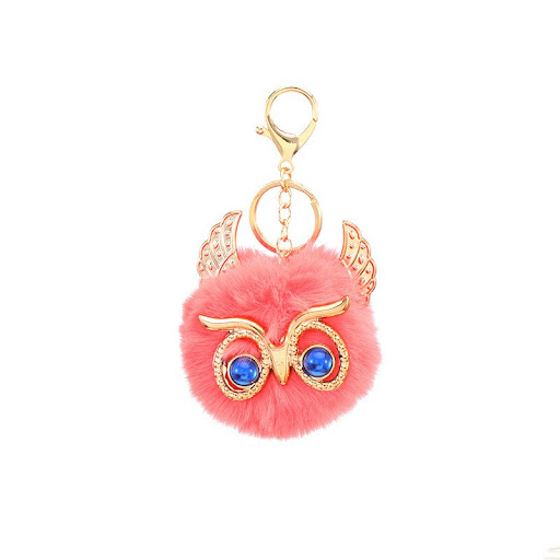 Title 1, Rabbit Fur Keychain Decorative Ornament Soft an...