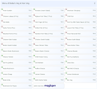 Baba's Veg & Non Veg menu 2