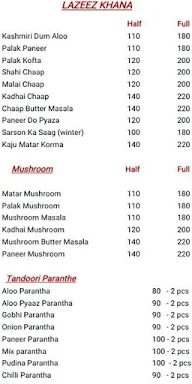 Goyal Eating Point menu 3