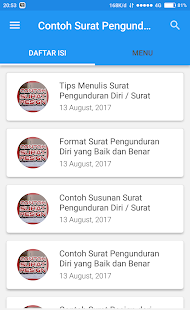 Contoh Surat Pengunduran Diri/Resign - Android Apps on 