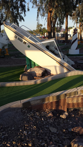 Emerald Cove Mini Golf Boat Jump