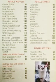 Baker's Royale menu 3