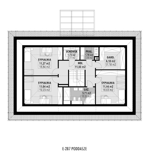 E-287 - Rzut poddasza