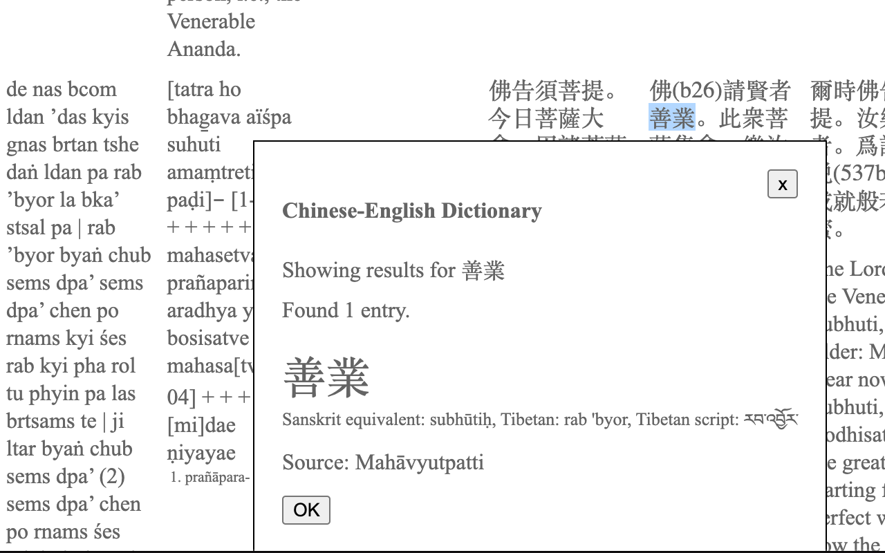 Mahāvyutpatti Buddhist Dictionary Preview image 1