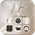 White Gold Theme Metallic Gold1.1.7