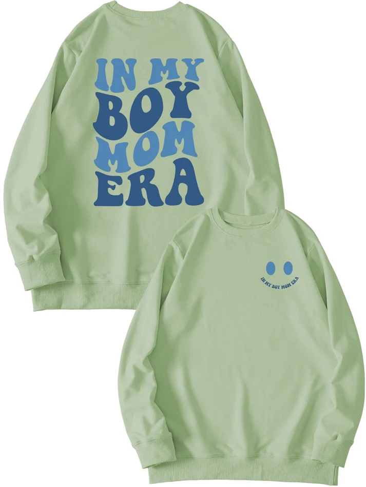 Sweat-shirt imprimé double face Chemise à manches longues