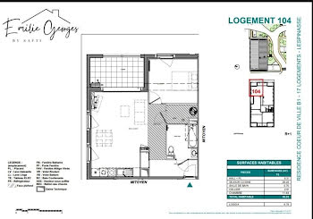 appartement à Lespinasse (31)