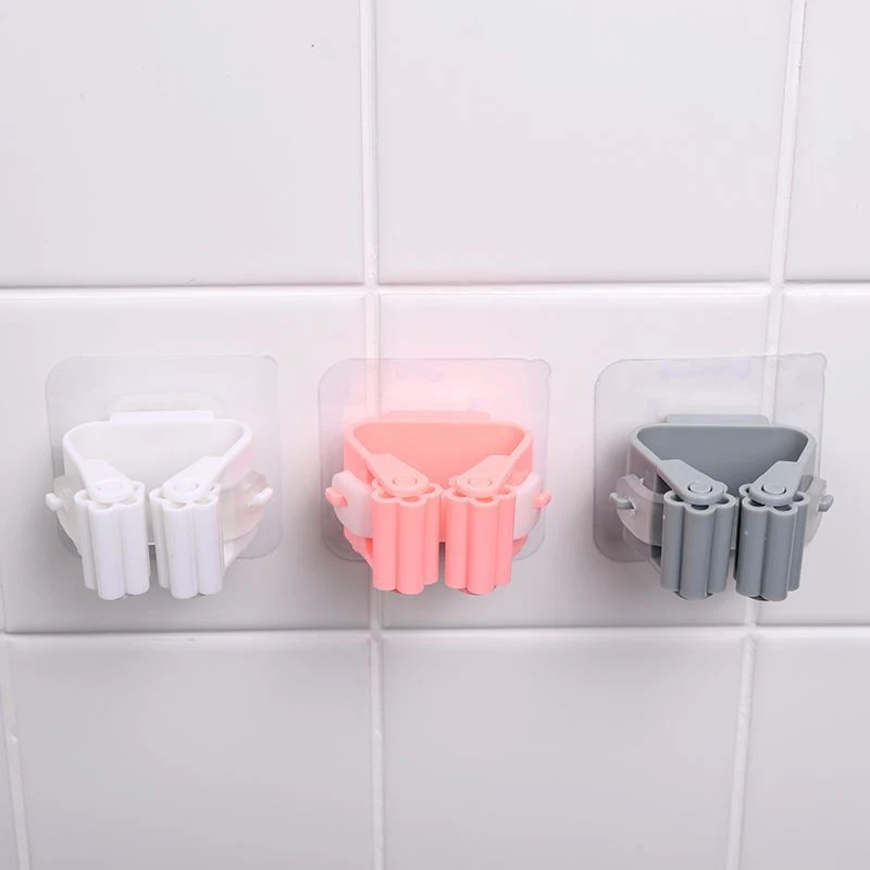 Non Marking Sticker, Non Punching Load Bearing Hook, Mop Frame. Hang and Organize Without Damage, Strong Hold and Easy I