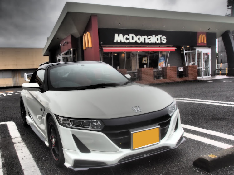 S660の休日の朝のドライブ🎶🚗💨🎶・静岡✈️空港旧車MT見学・朝マックに関するカスタム事例の投稿画像1枚目