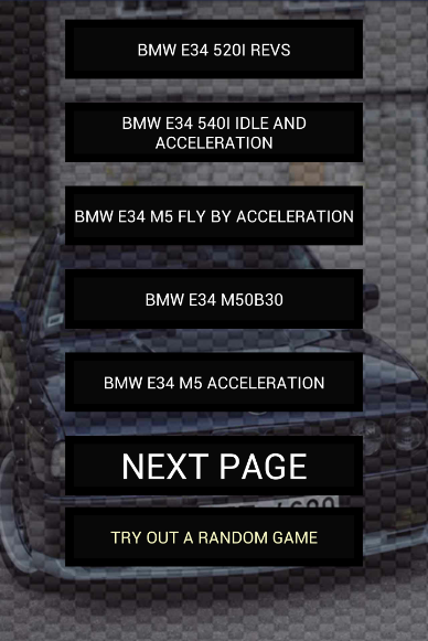 Engine sounds of E34 M5 540i Screen 1