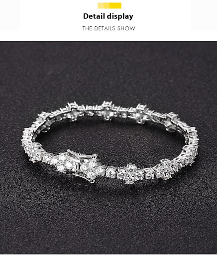 Title 2, Womens Sterling Silver Cross Bracelet, 3mm Moi...