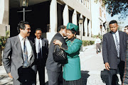 Winnie Mandela at the opening of Parliament in 1994. She was appointed deputy minister of arts, culture, science and technology in Mandela’s unity government. The next year, she was sacked for insubordination but kept her position as member of Parliament and head of the powerful Women’s League.
