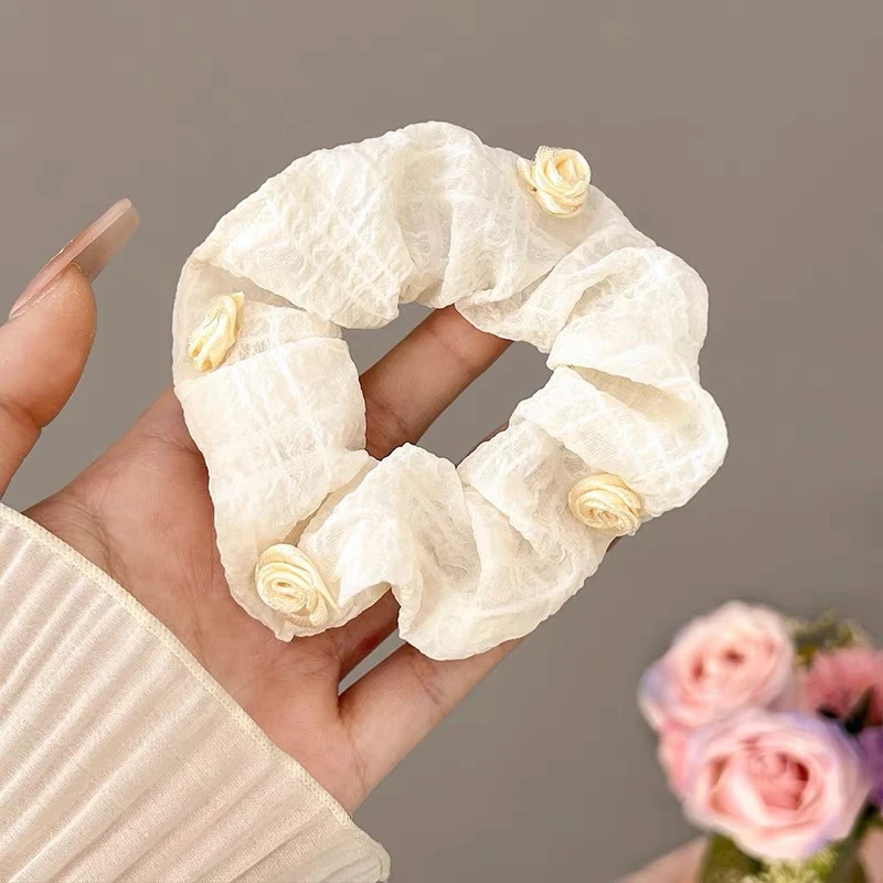 Sommer Super Fairy Süßes Spitzen Haargummi, ideal für große Haare. Zaubert sanfte, elegante Frisuren und schont das Haar.