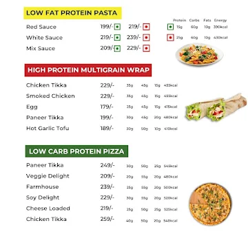 Eat Out Get Fit menu 