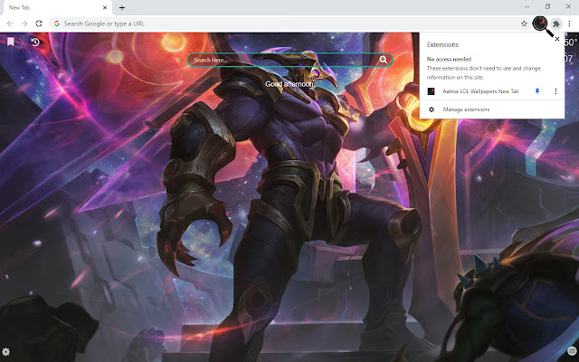 Aatrox LOL Pics Wallpaper New Tab