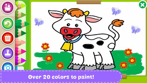 Screenshot Paint and Learn Animals