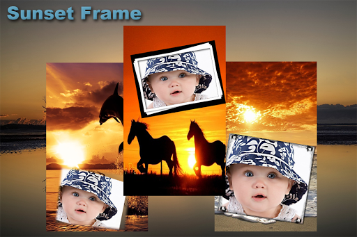 Sunset Photo Frame