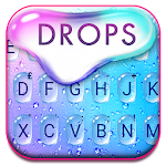 Cover Image of Download Colorful Raindrops Water Keyboard Theme 1.0 APK