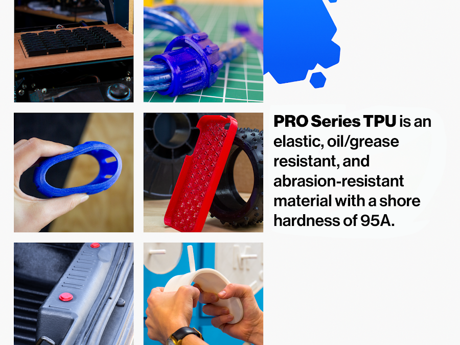 Black PRO Series TPU (Thermoplastic Polyurethane) - 2.85mm (1lb)