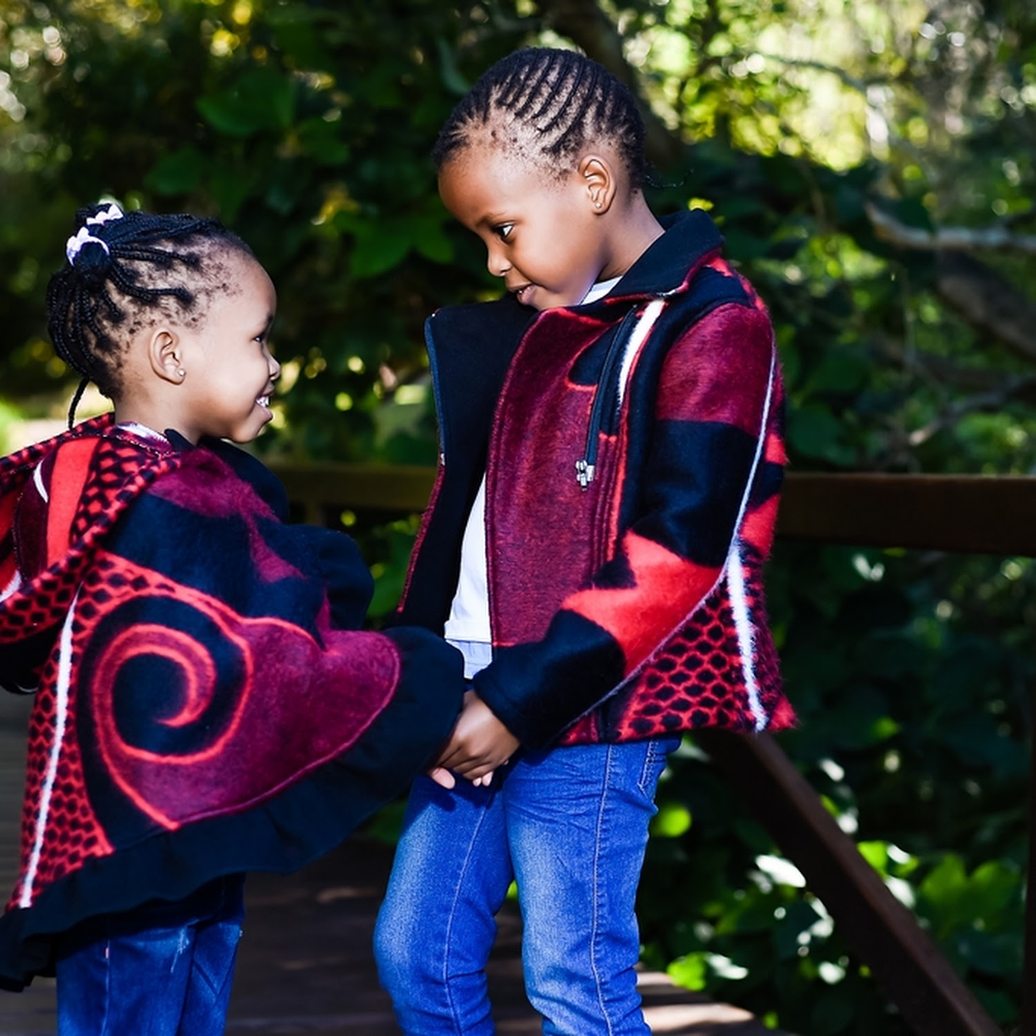 Basotho blanket-inspired separates for stylish kids