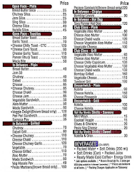 Bread Box menu 1