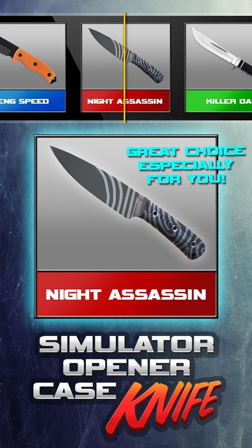 Android application Simulator Opener Case Knife screenshort