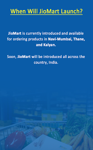 Jio Mart Grocery Kirana Store App Shopping Guide