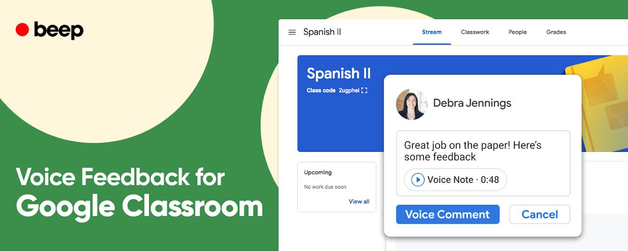 Audio Recordings for Google Classroom - Beep Preview image 2