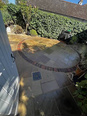 patio cleaned, re pointed and sealed  album cover