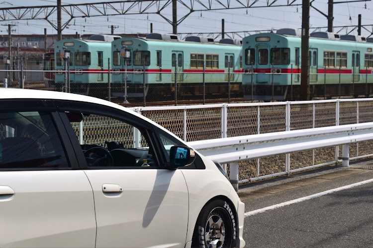 フィットの一眼レフ撮影・90年代スタイル・ゆっくり走ろう福岡・ルート200・西鉄電車に関するカスタム事例の投稿画像4枚目