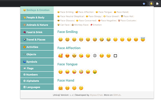 Unicoji - Unicode + Emoji