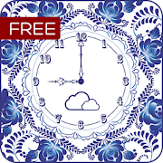 FREE Beautiful Flower Clock  Icon