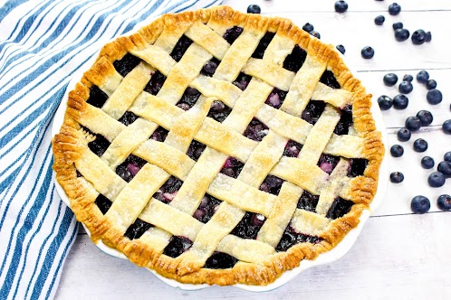 Fresh Blueberry Pie