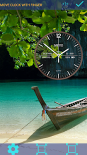 Analog Clock Santo Live Wallpaper(圖3)-速報App