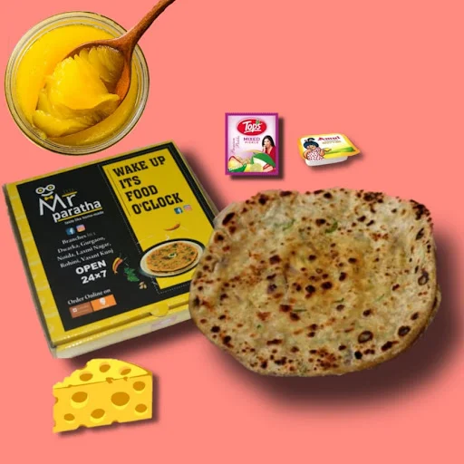 Cheese Paratha (Desi Ghee)