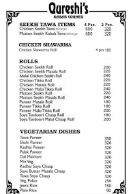 Qureshis Kabab Corner menu 6