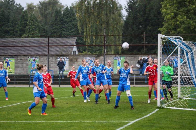 Interessante resultaten in eerste nationale van het vrouwenvoetbal