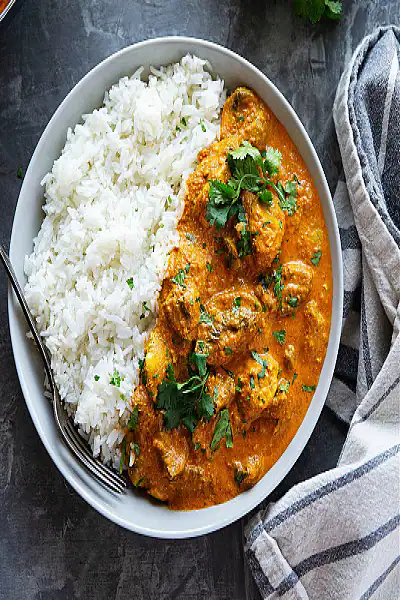 Mushroom Tikka Masala & Jeera Rice