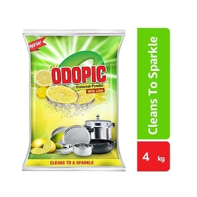 Odopic Dishwash Powder - Lime - 4 kg