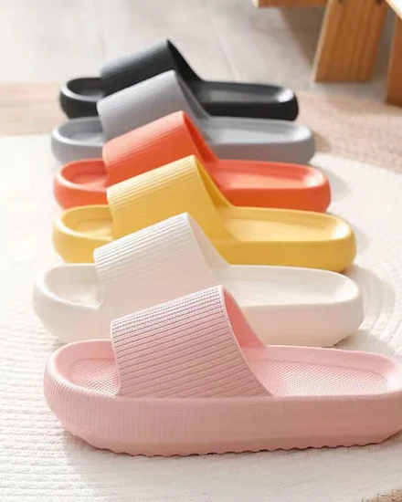 Thick Platform Bathroom Home Slippers Women Cloud Slipper... - 2