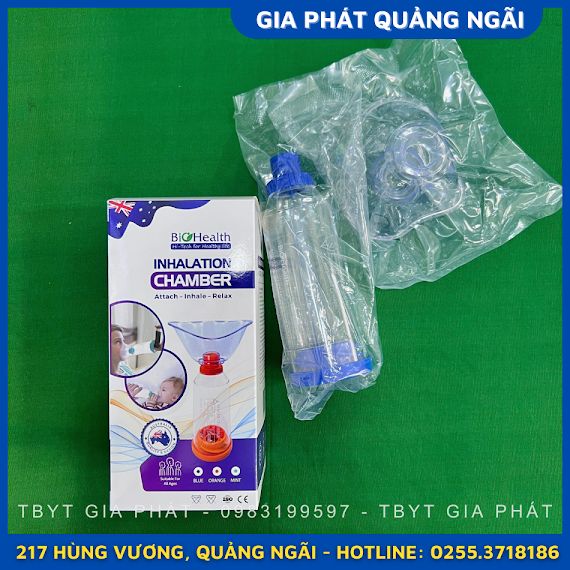 Buồng Đệm Khí Dung Buồng Hít Hen Suyễn Baby Haler