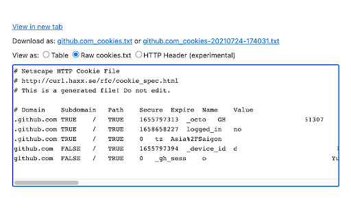 Open Cookies.txt