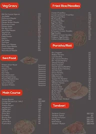 Taazish menu 1