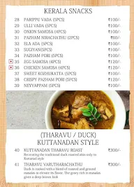 Maveli Restaurant menu 1